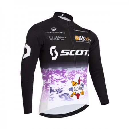 Wielershirt 2026 Scott Lange Mouw Zwart Wielershirt 2026 Scott Lange Mouw Zwart