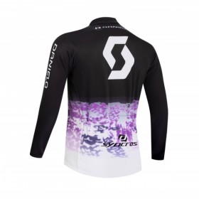 Wielershirt 2026 Scott Lange Mouw Zwart