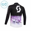 Wielershirt 2026 Scott Lange Mouw Zwart Kids