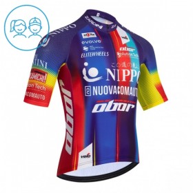 Wielershirt 2026 Solution Tech NIPPO Rali Blauw Kids