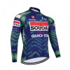 Wielershirt 2026 Soudal Quick Step Lange Mouw Blauw