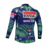 Wielershirt 2026 Soudal Quick Step Lange Mouw Blauw