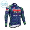 Wielershirt 2026 Soudal Quick Step Lange Mouw Blauw Kids Wielershirt 2026 Soudal Quick Step Lange Mouw Blauw Kids