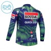 Wielershirt 2026 Soudal Quick Step Lange Mouw Blauw Kids