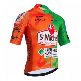 Wielershirt 2026 St Michel Oranje