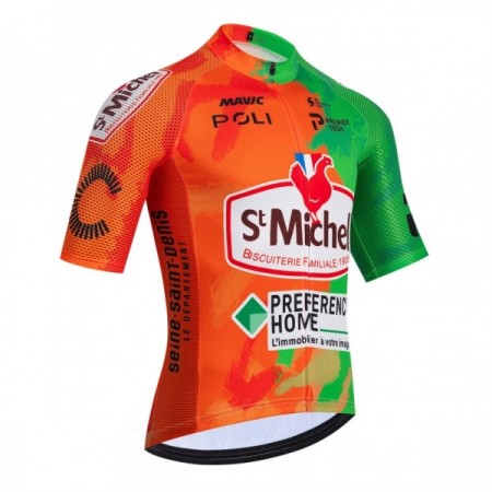 Wielershirt 2026 St Michel Oranje Wielershirt 2026 St Michel Oranje