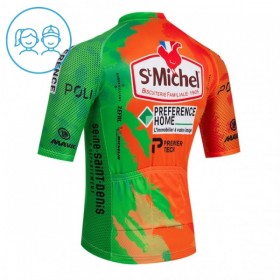 Wielershirt 2026 St Michel Oranje Kids