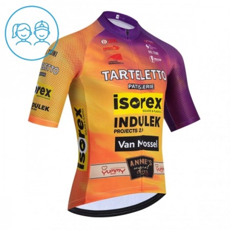 Wielershirt 2026 Tarteletto Isorex Geel Kids