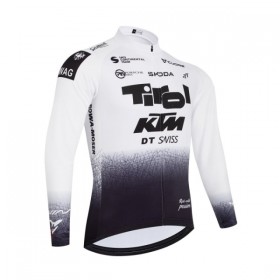 Wielershirt 2026 Tirol KTM Lange Mouw Wit