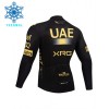 Wielershirt 2026 UAE TEAM EMIRATES XRG Lange Mouw Winter Thermal Fleece Geel