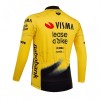 Wielershirt 2026 Visma Lease A Bike Lange Mouw Geel