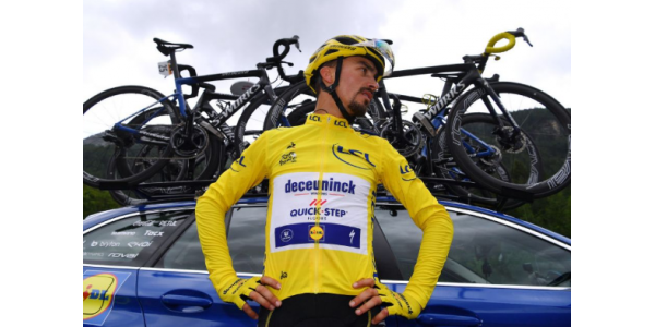 Deseamos a Julian Alaphilippe una pronta recuperación Deseamos a Julian Alaphilippe una pronta recuperación