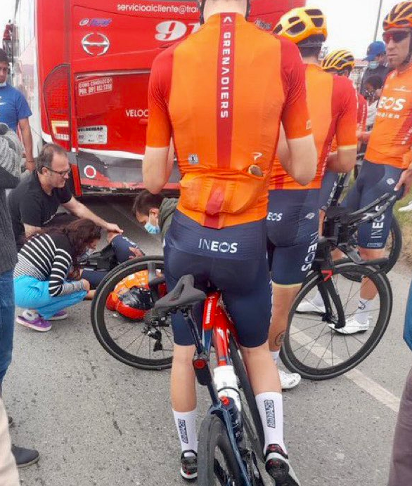 Ik wens Egan Bernal een spoedig herstel