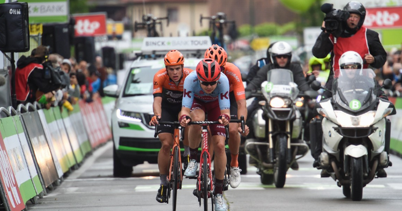 Sam Bennett is de eerste coureur in de geschiedenis van Binckbanktour die een drie-game winning streak won